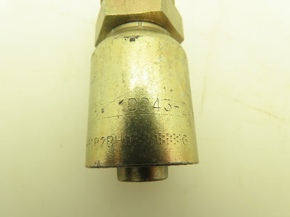 Parker 1D243-20-10 Crimp Fitting 5/8" Hose x M30 Metric L Male Rigid Lot of 6