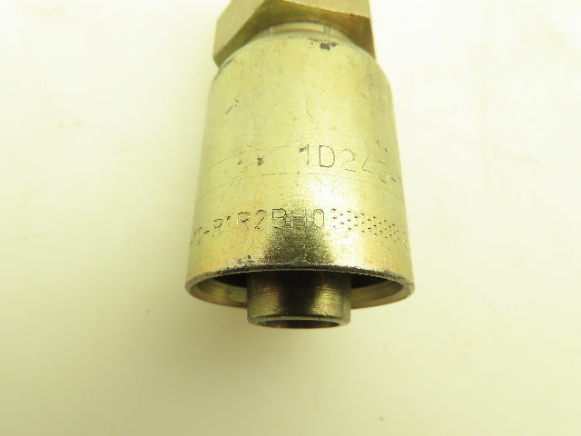 Parker 1D243-20-10 Crimp Fitting 5/8" Hose x M30 Metric L Male Rigid Lot of 6