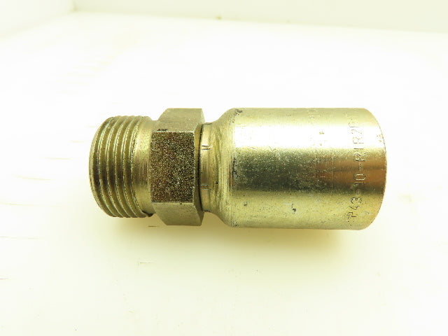 Parker 1D243-20-10 Crimp Fitting 5/8" Hose x M30 Metric L Male Rigid Lot of 6