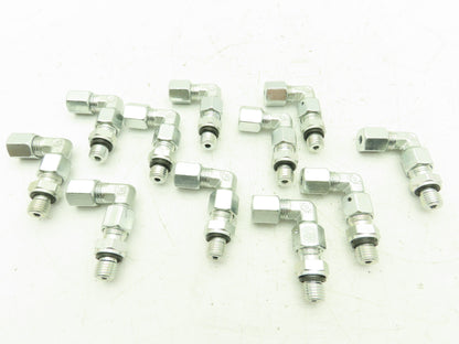 Parker Ermeto DIN Swivel 90° Elbow 6mm Tube x M14 Nut w/ M12 BSPP Lot of 11