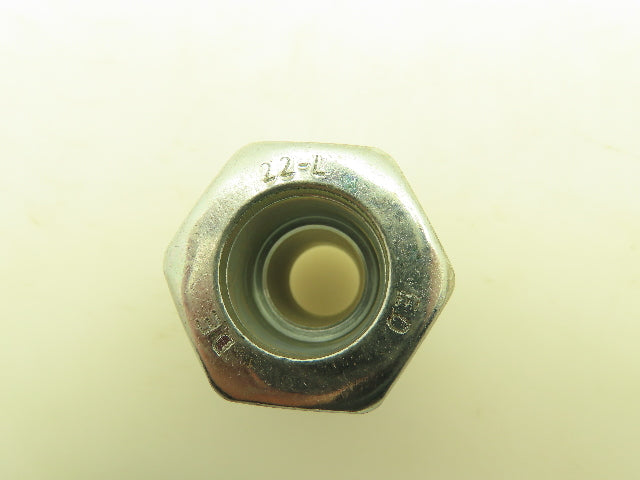 Parker EO 22-L Metric Tube  Adapter 22mm x 3/4-12 BSPP Male O-Ring  Lot of 10