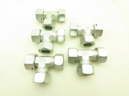 Parker Ermeto EL22LOMD Metric EO 24° Swivel Nut Run Tee 22mm Tube x M30 Lot of 5