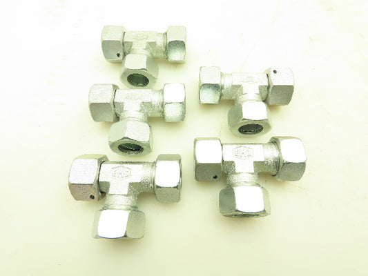 Parker Ermeto EL22LOMD Metric EO 24° Swivel Nut Run Tee 22mm Tube x M30 Lot of 5