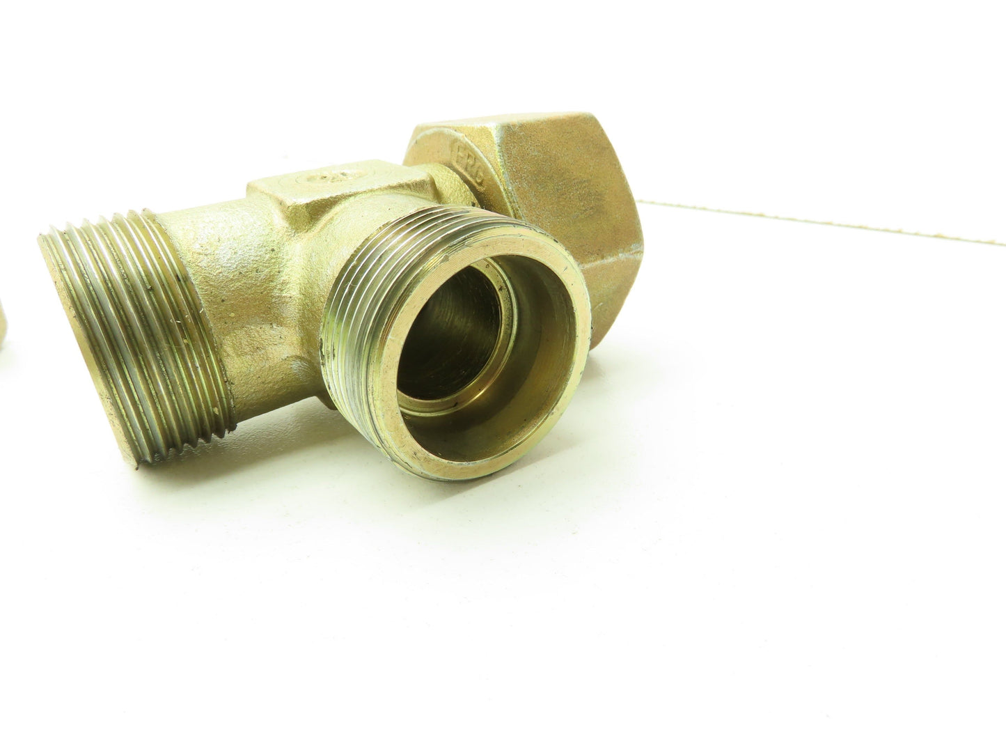 Voss S25 Metric EO 24° Swivel Nut Run Tee 25mm Tube x M36 Thread  Lot of 3