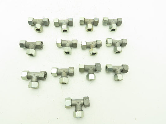 EL15LOMD Metric 24° Swivel Nut Run Tee 15mm Tube x M22 Swivel  Lot of 13