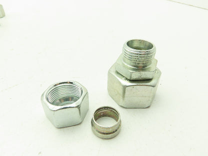 Parker 15-L EO 24° Metric Reducer 15mm Tube x M30 Swivel O-Ring  Lot of 12