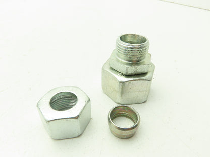 Parker 15-L EO 24° Metric Reducer 15mm Tube x M30 Swivel O-Ring  Lot of 12