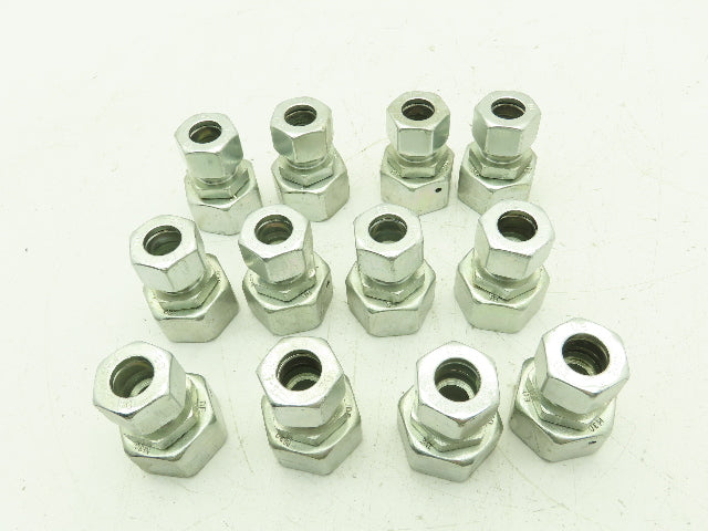 Parker 15-L EO 24° Metric Reducer 15mm Tube x M30 Swivel O-Ring  Lot of 12