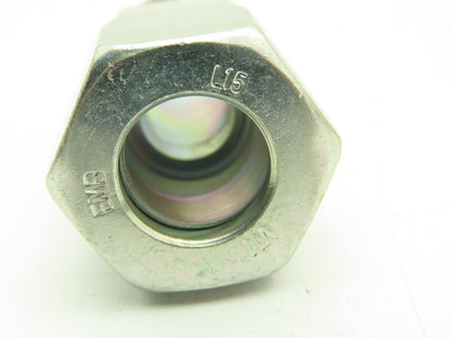 Parker EMB GE15L1/2NPT EO 24° Male Stud Connector 15mm Tube x 1/2" NPT Lot of 18