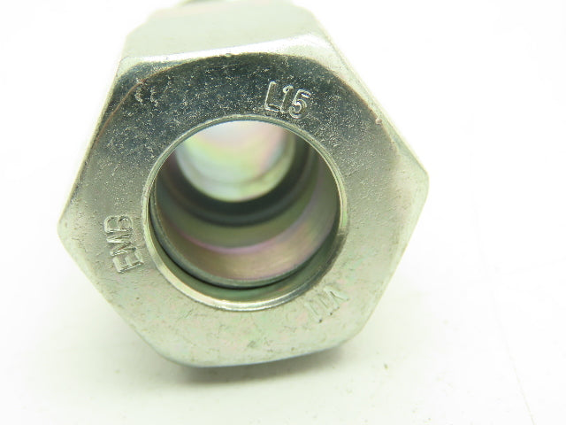 Parker EMB GE15L1/2NPT EO 24° Male Stud Connector 15mm Tube x 1/2" NPT Lot of 18