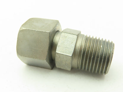 EGE14S1/2NPTCF EO 24° DKO Swivel Connector 1/2" NPT x 14mm Tube M22  Lot of 10