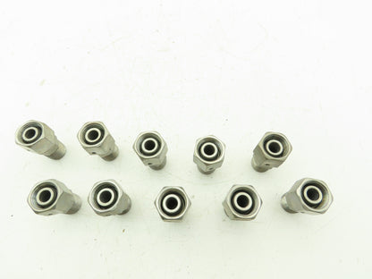 EGE14S1/2NPTCF EO 24° DKO Swivel Connector 1/2" NPT x 14mm Tube M22  Lot of 10