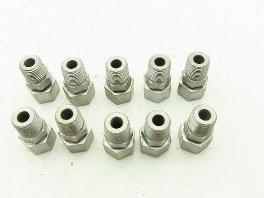 EGE14S1/2NPTCF EO 24° DKO Swivel Connector 1/2" NPT x 14mm Tube M22  Lot of 10