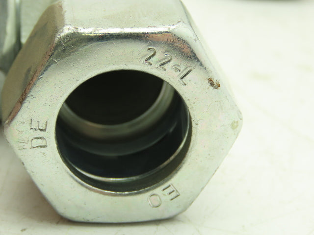 Parker EW22L 90° Elbow Connector 22mm Tube x M30 EO 24° DKO Swivel  Lot of 5