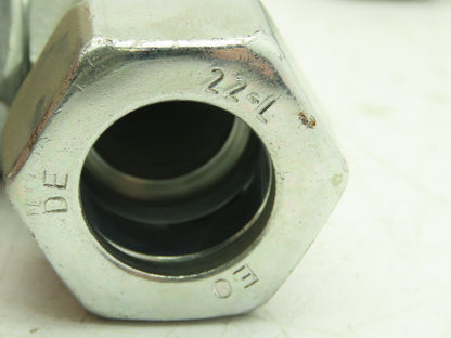 Parker EW22L 90° Elbow Connector 22mm Tube x M30 EO 24° DKO Swivel  Lot of 5