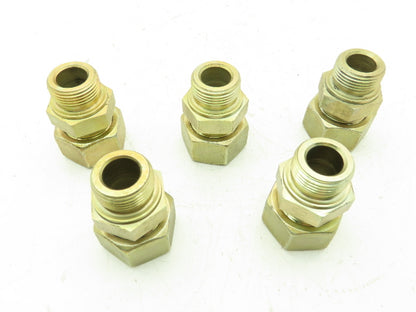 Parker EMB GE25SR EO Metric Male Stud Connector 25mm Tube x 1" BSPP  Lot of 5