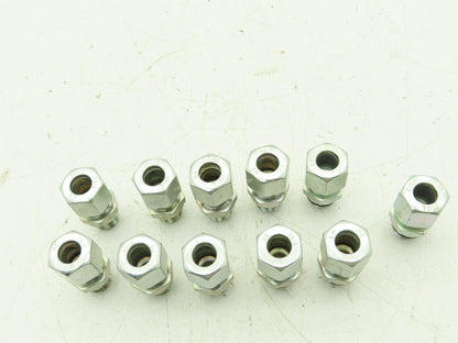 Gates EMB GE10LREDOMD EO 24° Male Stud Connector 10mm Tube x 1/4" BSPP Lot of 11