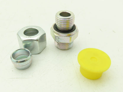 Parker GE12LMEDOMD EO 24° Male Stud Connector 12mm Tube x M16 Thread Lot of 17