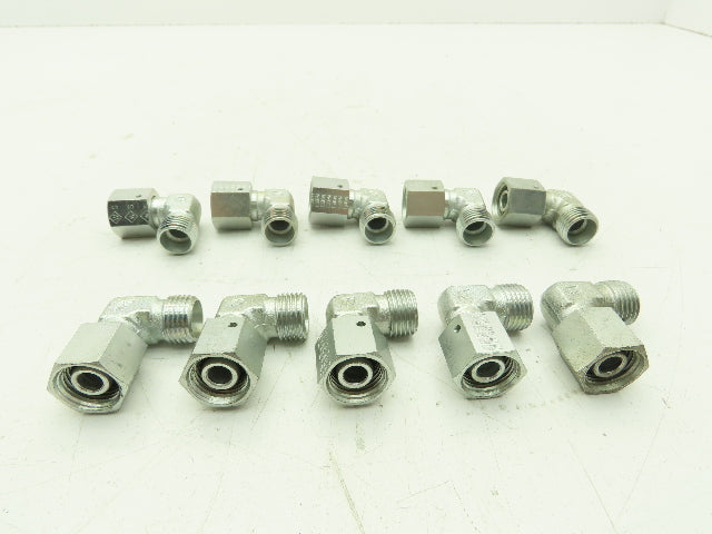 Eaton EW10L EO 90° Elbow Swivel Nut 10mm Tube x M16 Thread  Lot of 10