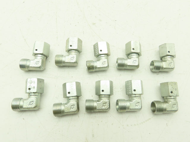 Eaton EW10L EO 90° Elbow Swivel Nut 10mm Tube x M16 Thread  Lot of 10