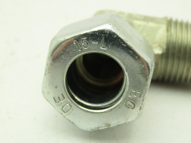 Parker WE15L1/2NPT EO 24° Male Stud Connector 15mm Tube x 1/2" NPT Lot of 7