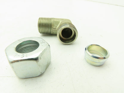 Parker WE15L1/2NPT EO 24° Male Stud Connector 15mm Tube x 1/2" NPT Lot of 7