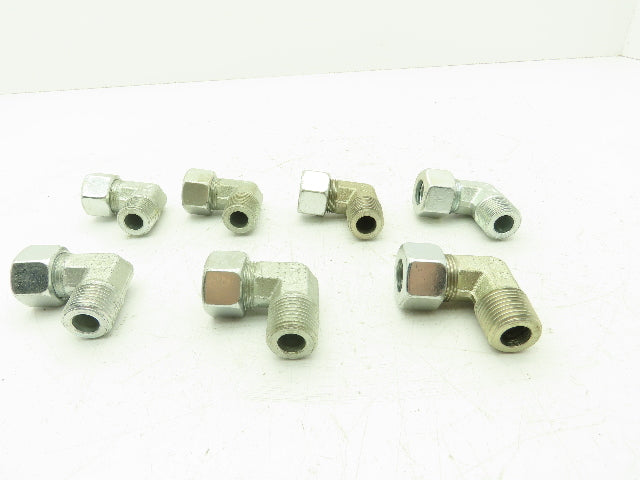 Parker WE15L1/2NPT EO 24° Male Stud Connector 15mm Tube x 1/2" NPT Lot of 7