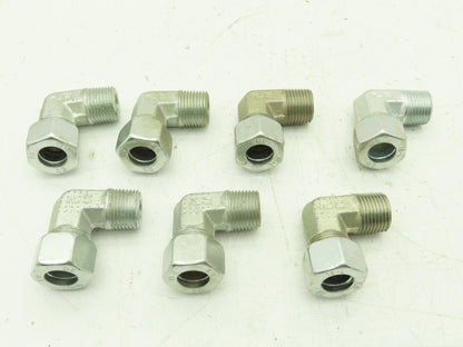 Parker WE15L1/2NPT EO 24° Male Stud Connector 15mm Tube x 1/2" NPT Lot of 7
