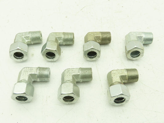 Parker WE15L1/2NPT EO 24° Male Stud Connector 15mm Tube x 1/2" NPT Lot of 7