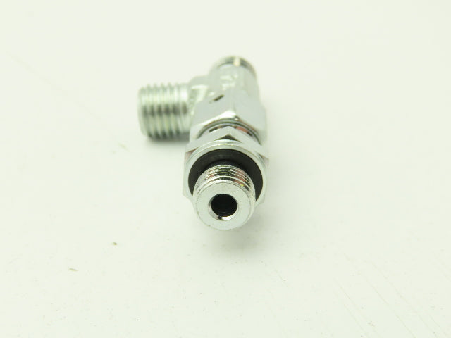 Parker EL06LMEDCF Swivel Nut Run Tee 6mm Tube x M10 Male O-Ring  Lot of 12