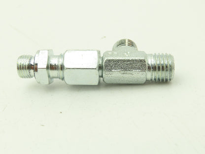 Parker EL06LMEDCF Swivel Nut Run Tee 6mm Tube x M10 Male O-Ring  Lot of 12