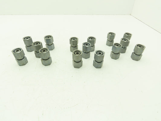 GZ14S EO 24° DKO Swivel Union Fitting 14mm Tube M22 Thread  Lot of 15