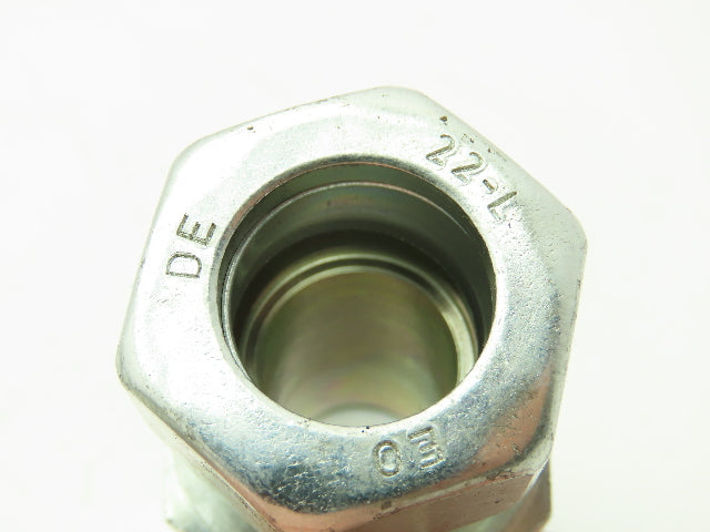 Parker SV22LOMD EO 24° DIN Bulkhead Union Fitting 22mm Tube  Lot of 10