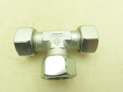 Eaton 22-L  Steel Compression Union Tee Fitting 22mm Tube Lot of 10