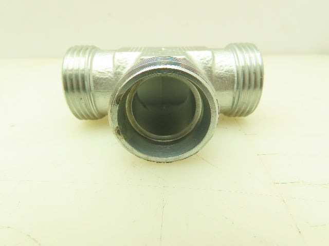 Eaton 22L Steel Compression Union Tee Fitting 22mm Tube  Lot of 14