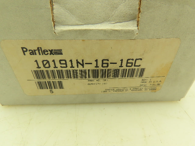 Parker 10191N-16-16C Parkrimp Stainless Crimp Fitting 7/8" Hose x 1" NPT Male