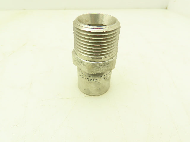 Parker 10191N-16-16C Parkrimp Stainless Crimp Fitting 7/8" Hose x 1" NPT Male