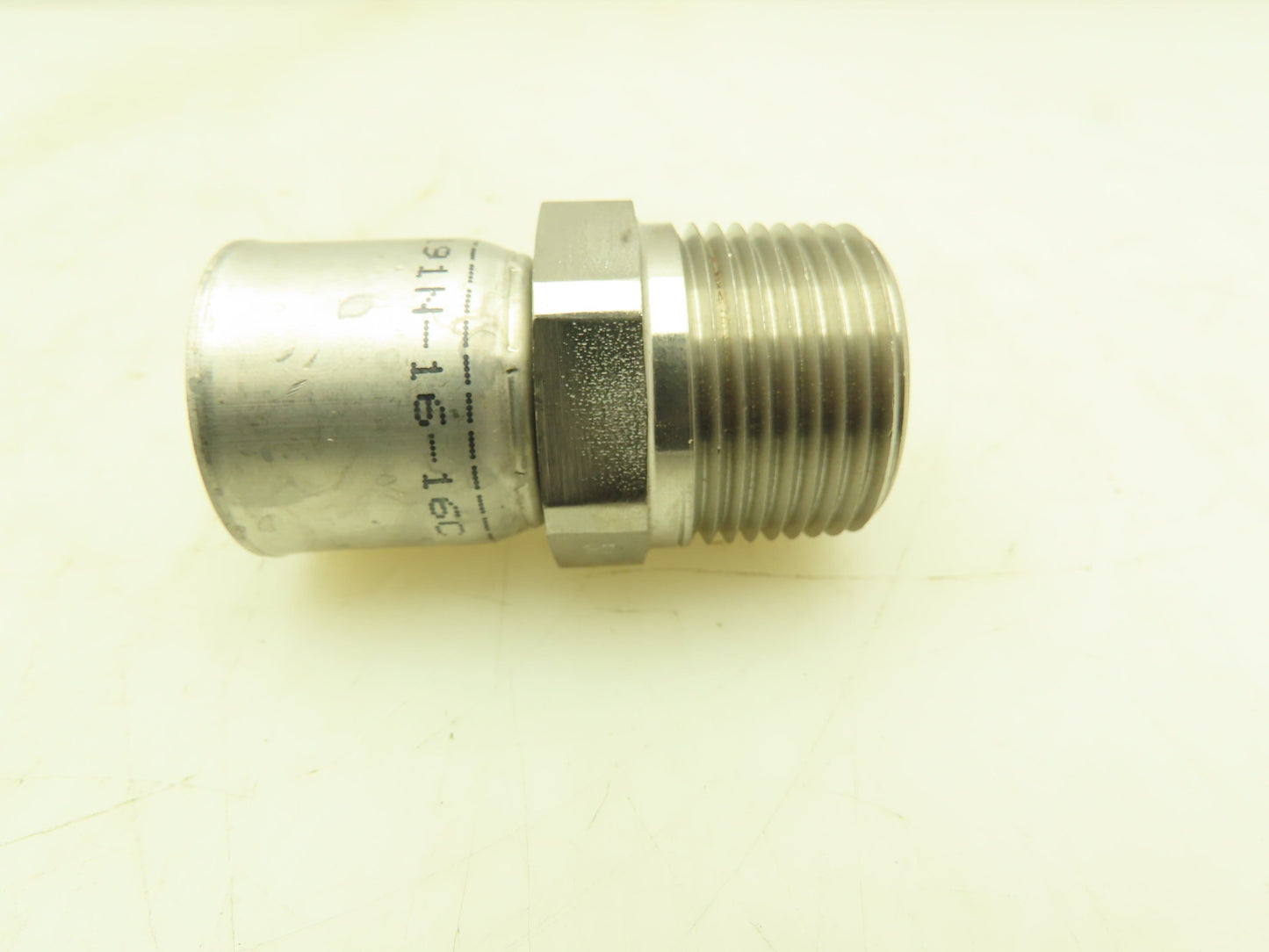 Parker 10191N-16-16C Parkrimp Stainless Crimp Fitting 7/8" Hose x 1" NPT Male