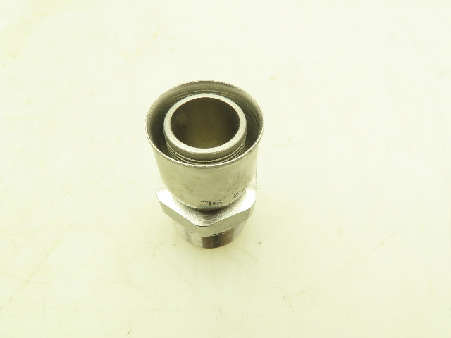 Parker 10191N-16-16C Parkrimp Stainless Crimp Fitting 7/8" Hose x 1" NPT Male