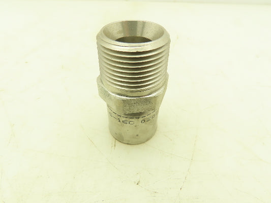 Parker 10191N-16-16C Parkrimp Stainless Crimp Fitting 7/8" Hose x 1" NPT Male