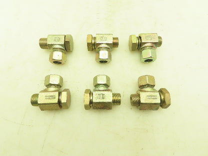 Parker WH15LROMD EO 90° Elbow Banjo Fitting 15mm Tube x 1/2" BSPP Male  Lot of 6