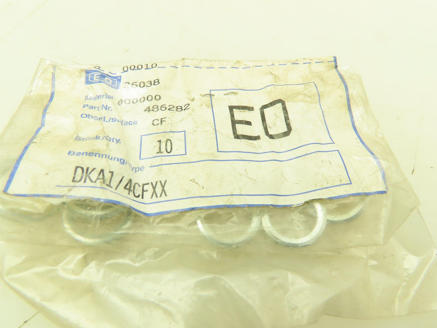 Parker WH08LROMD EO 90° Elbow Banjo Fitting 8mm Tube x 1/4" BSPP Male Lot of 10