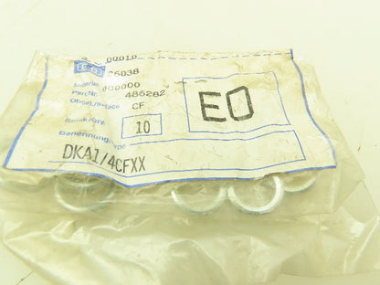 Parker WH08LROMD EO 90° Elbow Banjo Fitting 8mm Tube x 1/4" BSPP Male Lot of 10