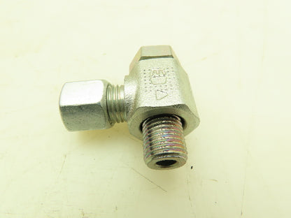 Parker WH08LROMD EO 90° Elbow Banjo Fitting 8mm Tube x 1/4" BSPP Male Lot of 10