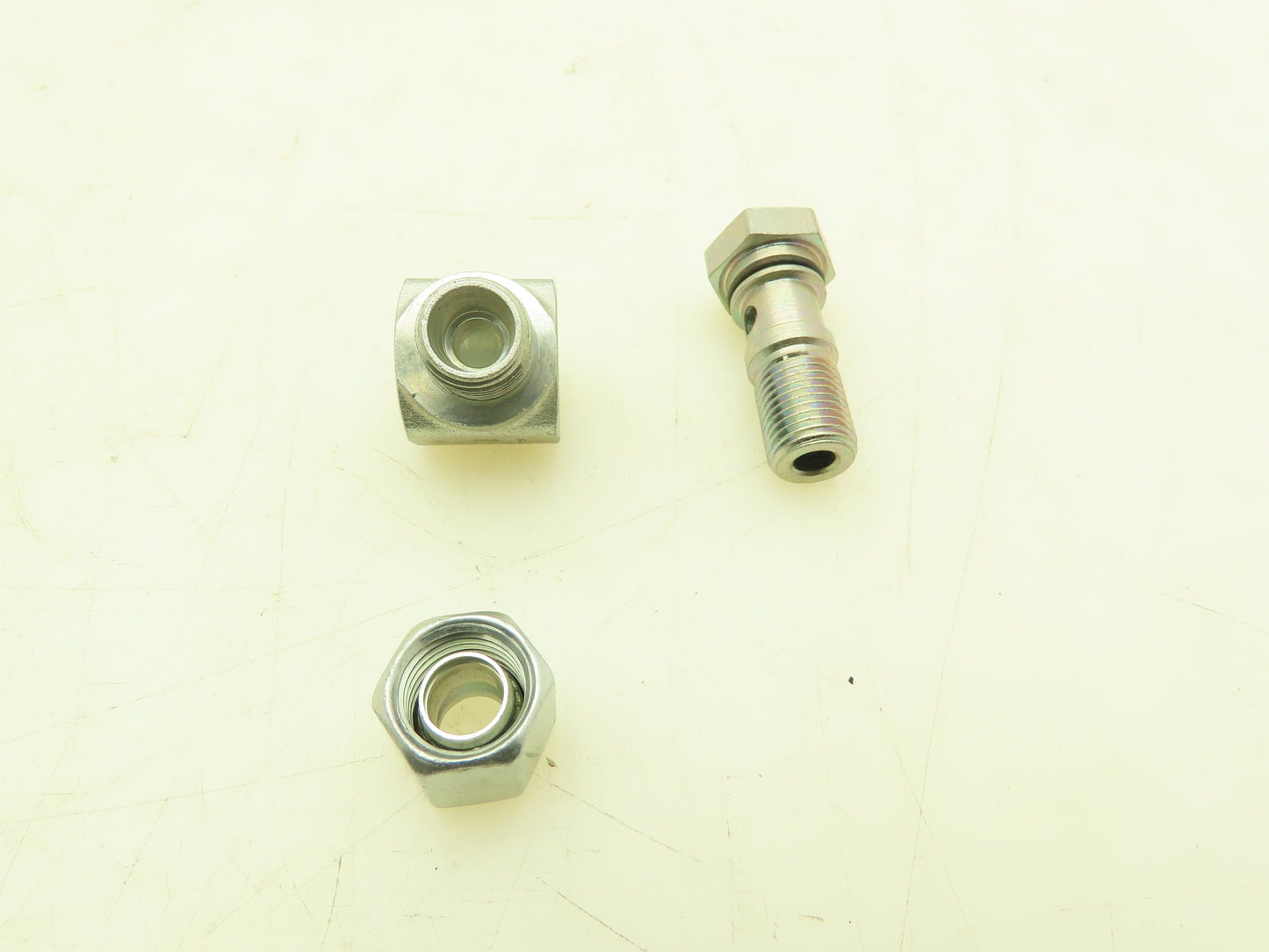 Parker WH08LROMD EO 90° Elbow Banjo Fitting 8mm Tube x 1/4" BSPP Male Lot of 10