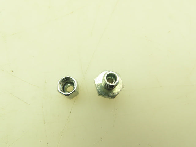 Parker EO 4-LL Male Stud Connector 4mm Tube x 1/8" BSPP Thread  Lot of 11