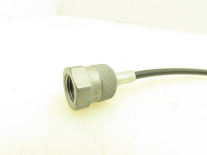 Stauff-Test DN2 Hydraulic Test Coupling Hose 1/4" NPT x Plug-In  Lot of 3