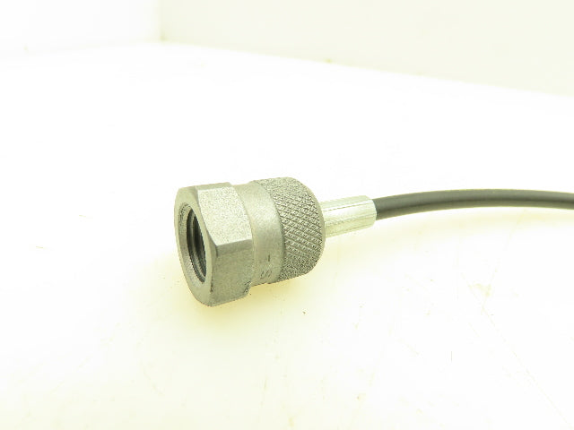 Stauff-Test DN2 Hydraulic Test Coupling Hose 1/4" NPT x Plug-In  Lot of 3