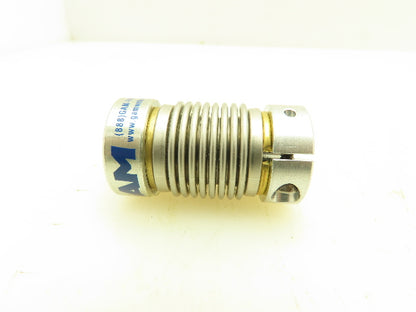Jakob GAM KM-4 Bellows Flex Coupling 6mm Bore 4Nm