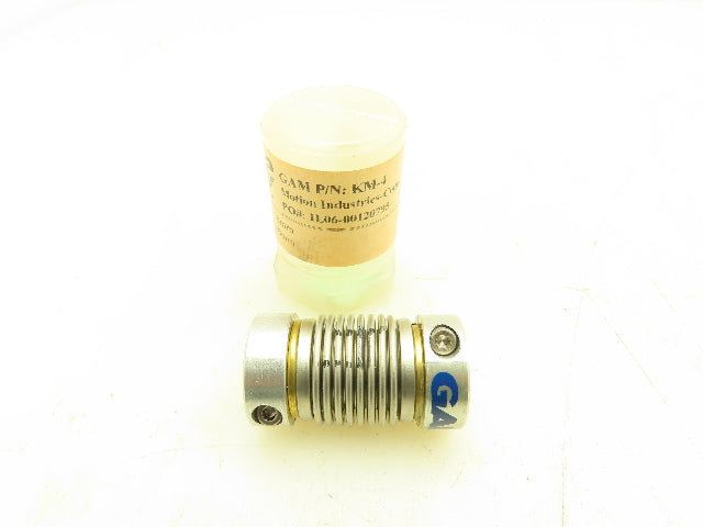 Jakob GAM KM-4 Bellows Flex Coupling 6mm Bore 4Nm